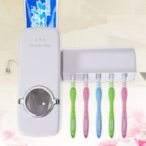 Toothpaste Dispenser + Five Toothbrush Holder