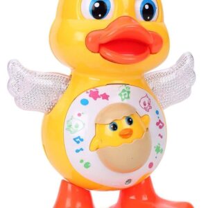 Dancing duck toy with music light