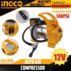 Ingco Mini Car Air Compressor 140 psi