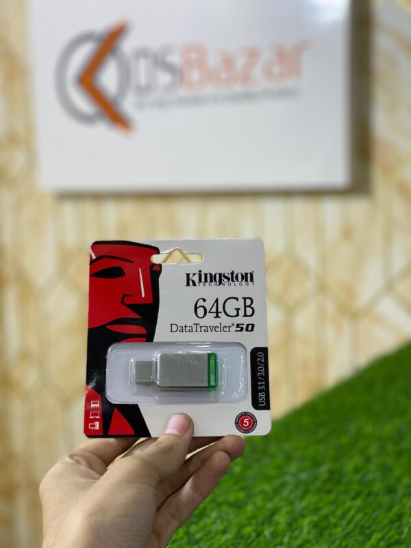 Kingston 64GB USB | Flash Drive | Compact, Reliable | High-Performance Storage |  with 6-Month Warranty for Everyday Data Transfer and Portability"**