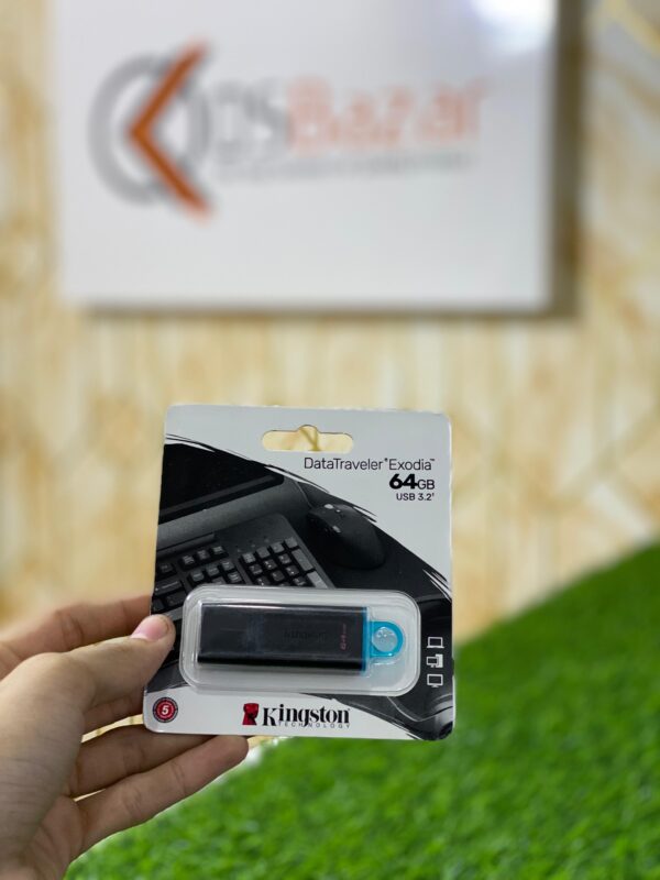 Original Kingston 64GB | USB Flash Drive | Genuine, Durable, High | Performance Storage | with 5-Year Warranty