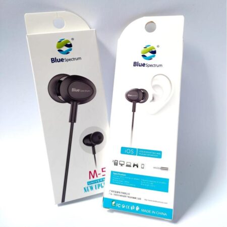 M5 HANDSFREE | BlueSpectrum | High-Quality Sound | Deep Bass | Built-in Mic | Comfortable Fit | Universal 3.5mm Jack | Compatible with All Devices