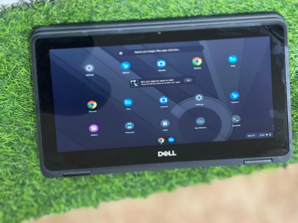 Dell Chromebook 3100 | 4GB RAM 32GB eMMC | Touch Screen 360° | Education Edition | Windows Supported | ChromeOS Supported | Display Size 11.6 Inch | Battery Backup (10 to 12 Hours) | MS Office • Excel • PowerPoint | Smooth Performance