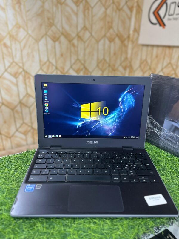 ASUS Chromebook C204 (Touch Screen) | 4GB RAM 32GB eMMC | Education Edition | Windows 10 Installed | Display Size 11.6 Inch Touch | Battery Backup (6 to 8 Hours) | MS Office • Excel • PowerPoint |